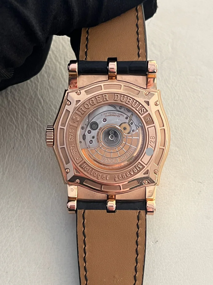 Roger Dubuis Sympathie MOP Perpetual Calendar 44mm Rose Gold